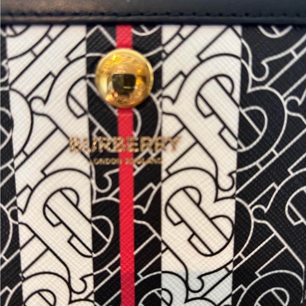 Burberry  Monogram Striped Title Bag - Picture 4 of 10
